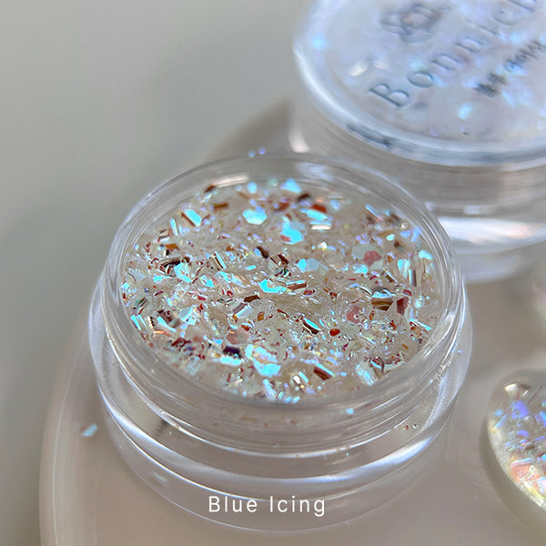 Bonniebee - Icing Nail Glitter (Pink/Blue/White)
