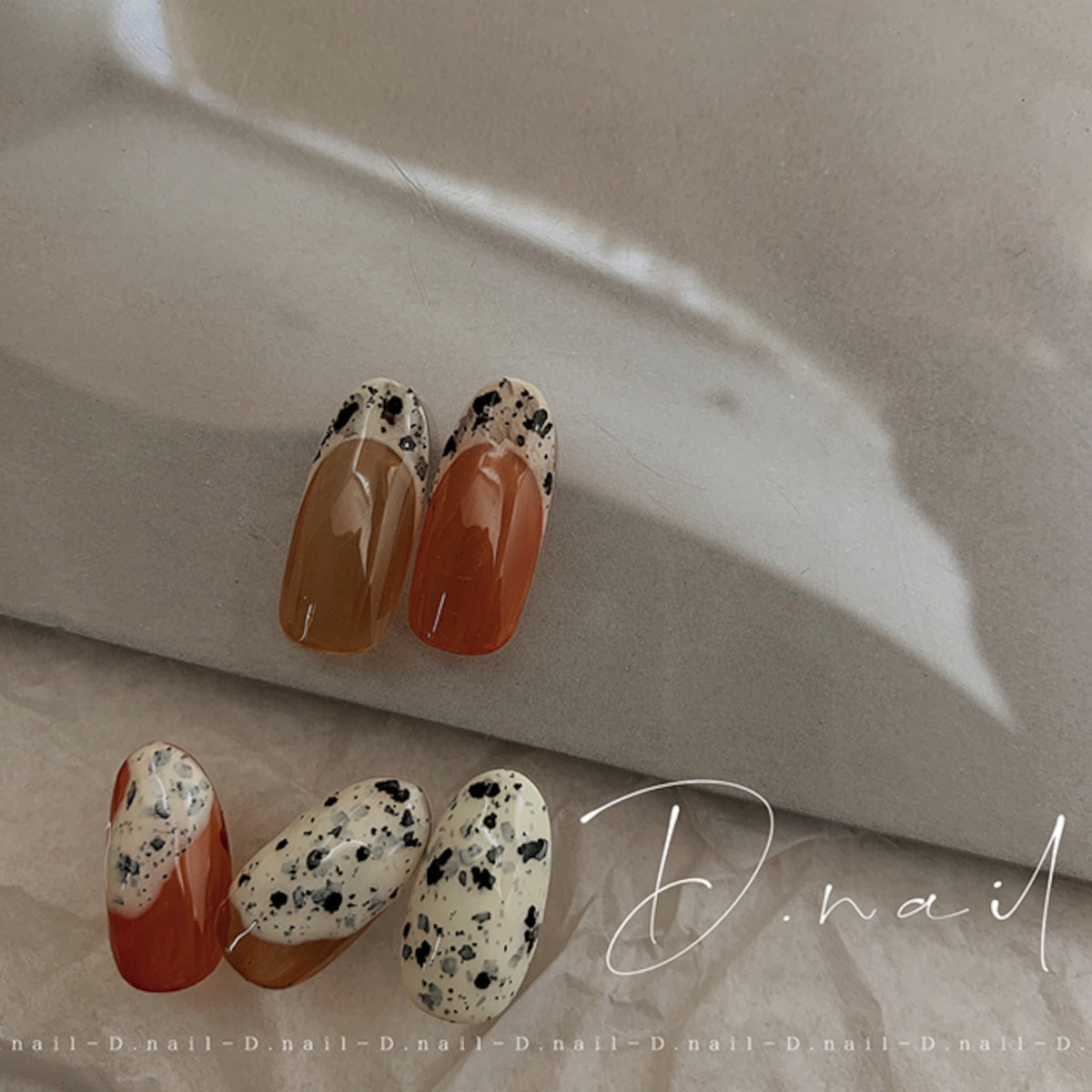 D.nail - Dalmatian Hologram Black