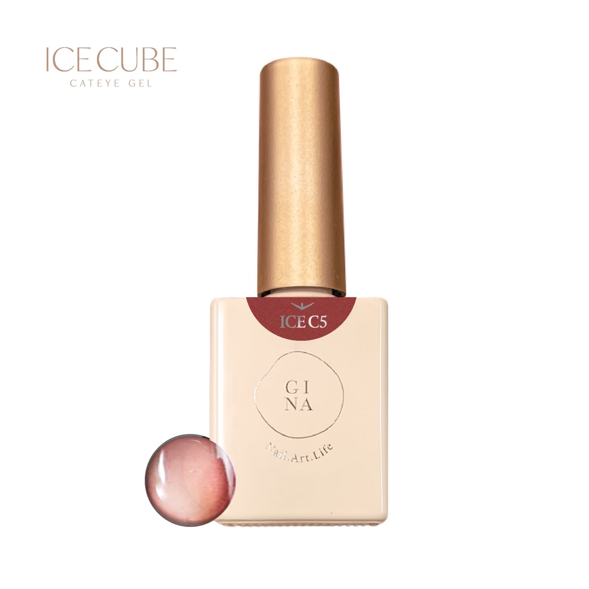 Ginanail - Ice Cube Cateye Gel (5 colours)