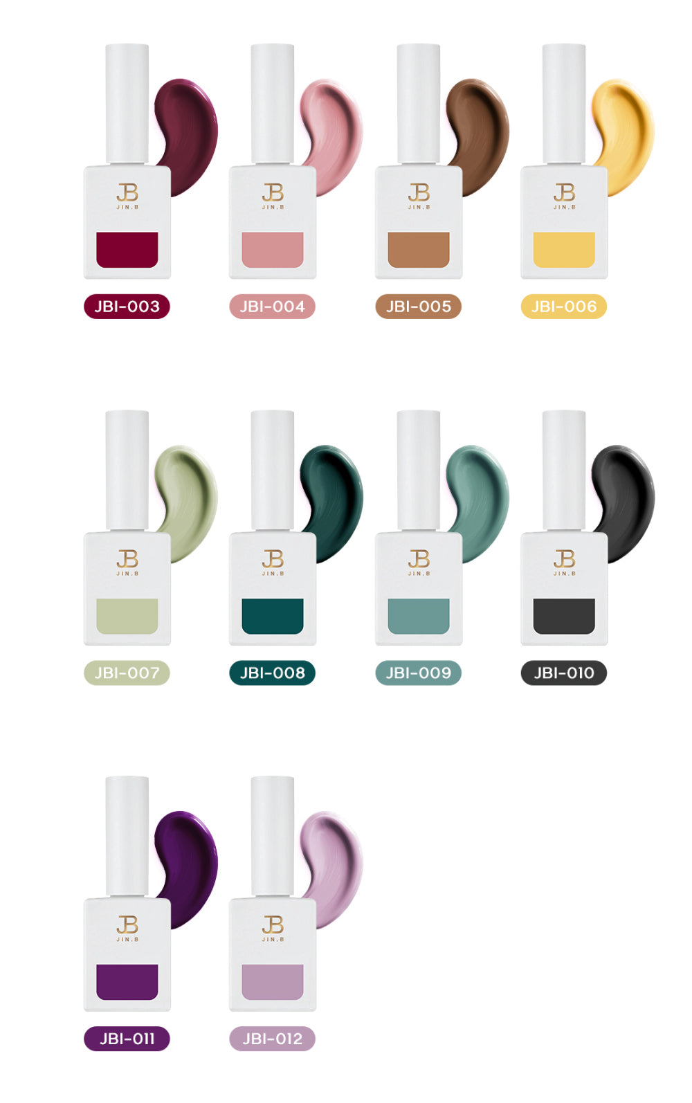 Gracia JIN.B Crescendo Series 10pc Set (Collection/Individual)