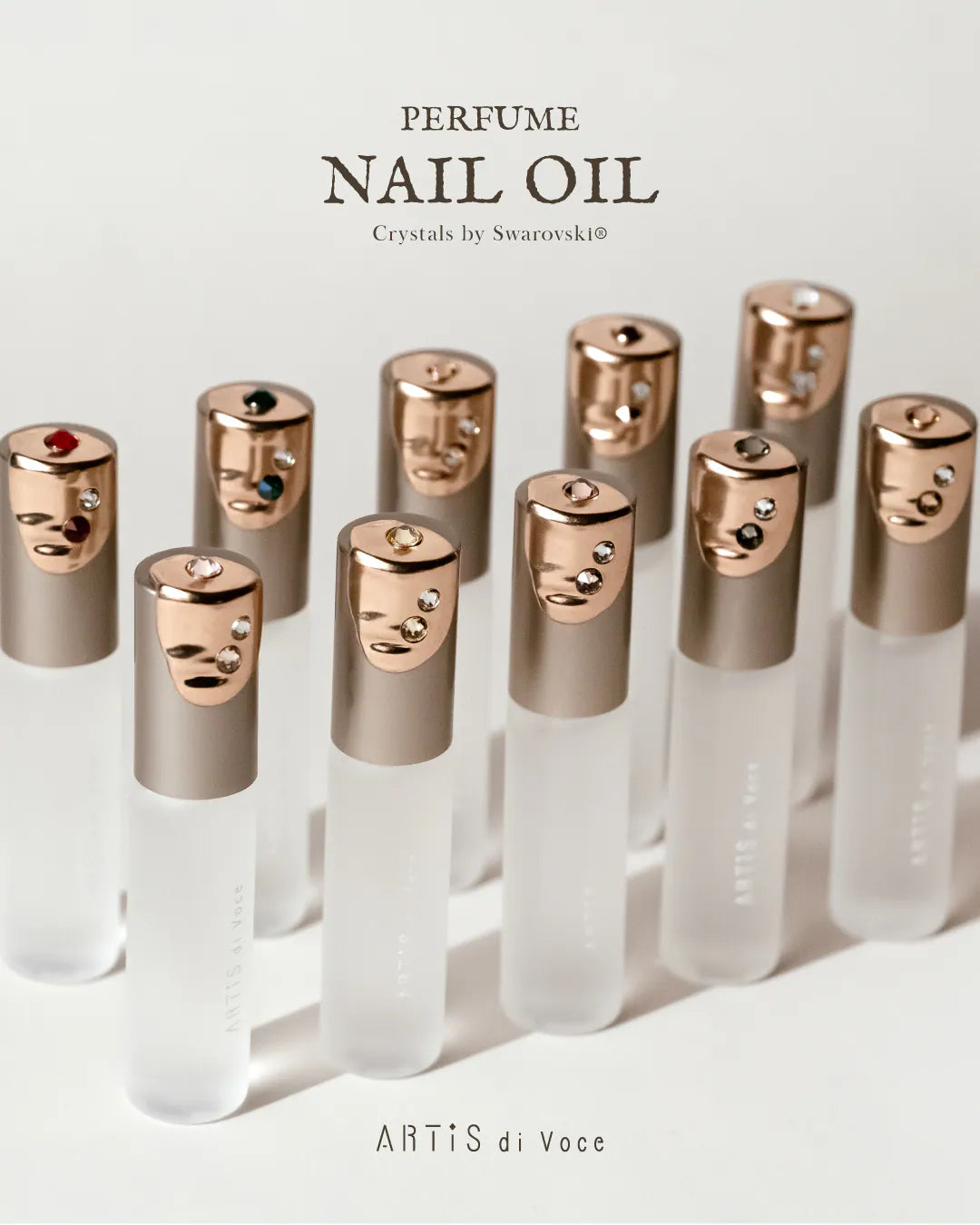 ARTiS di Voce - NAIL OIL Crystal Series 5ml (Nail Oil embellished with Swarovski® crystals)