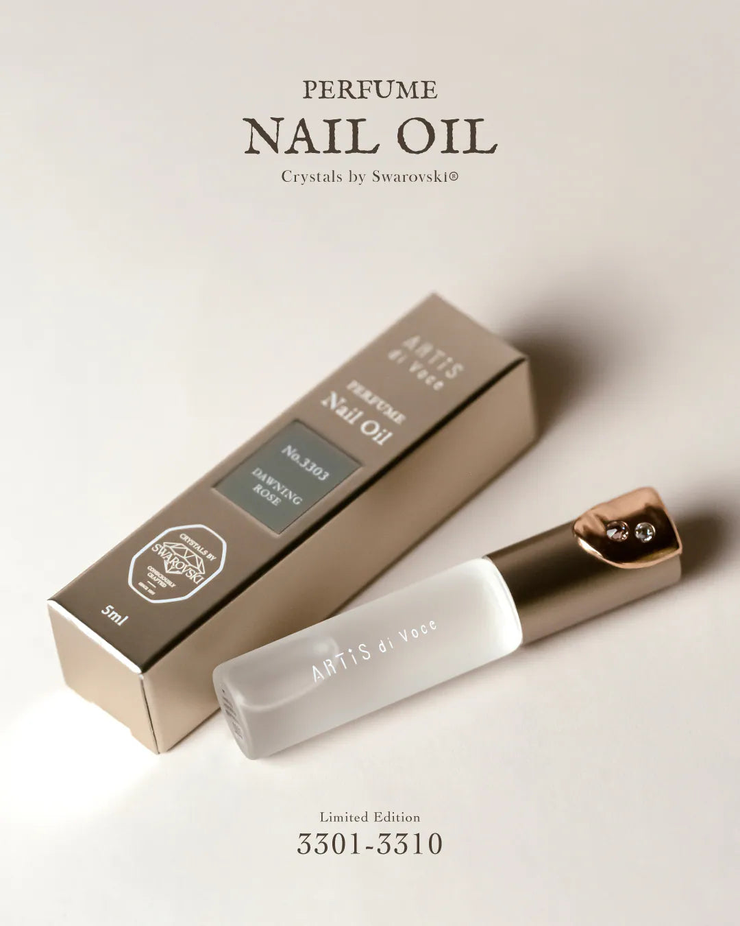 ARTiS di Voce - NAIL OIL Crystal Series 5ml (Nail Oil embellished with Swarovski® crystals)