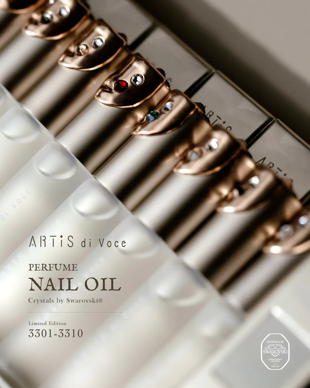 ARTiS di Voce - NAIL OIL Crystal Series 5ml (Nail Oil embellished with Swarovski® crystals)