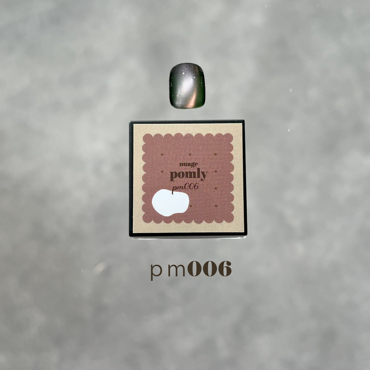 Nuage - Pomly Mag Gel Nail Set (Pm001 - Pm008) + clear swatch tiles (8pc)