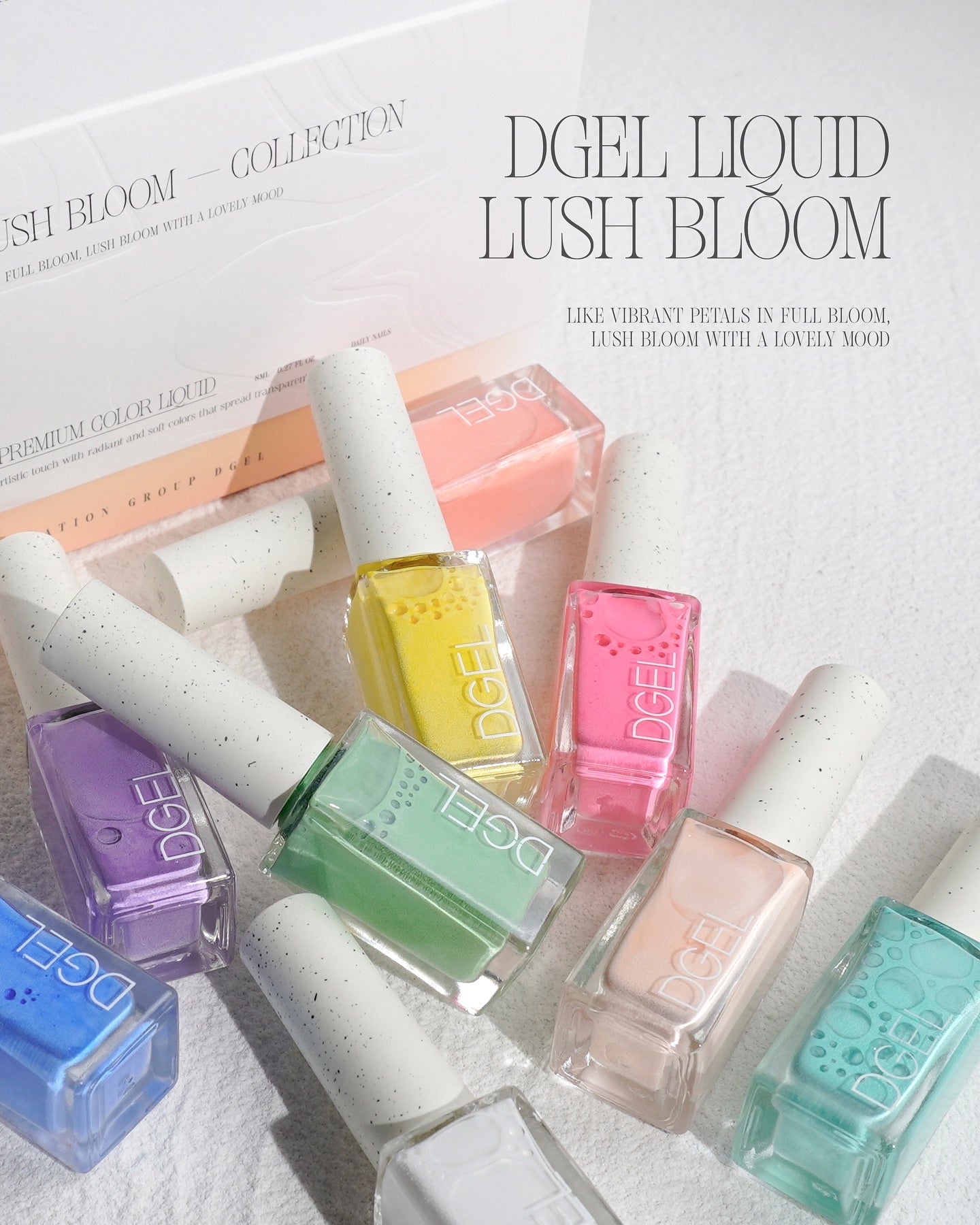 DGEL Liquid Lush Bloom Collection (9 colours + drop blur)