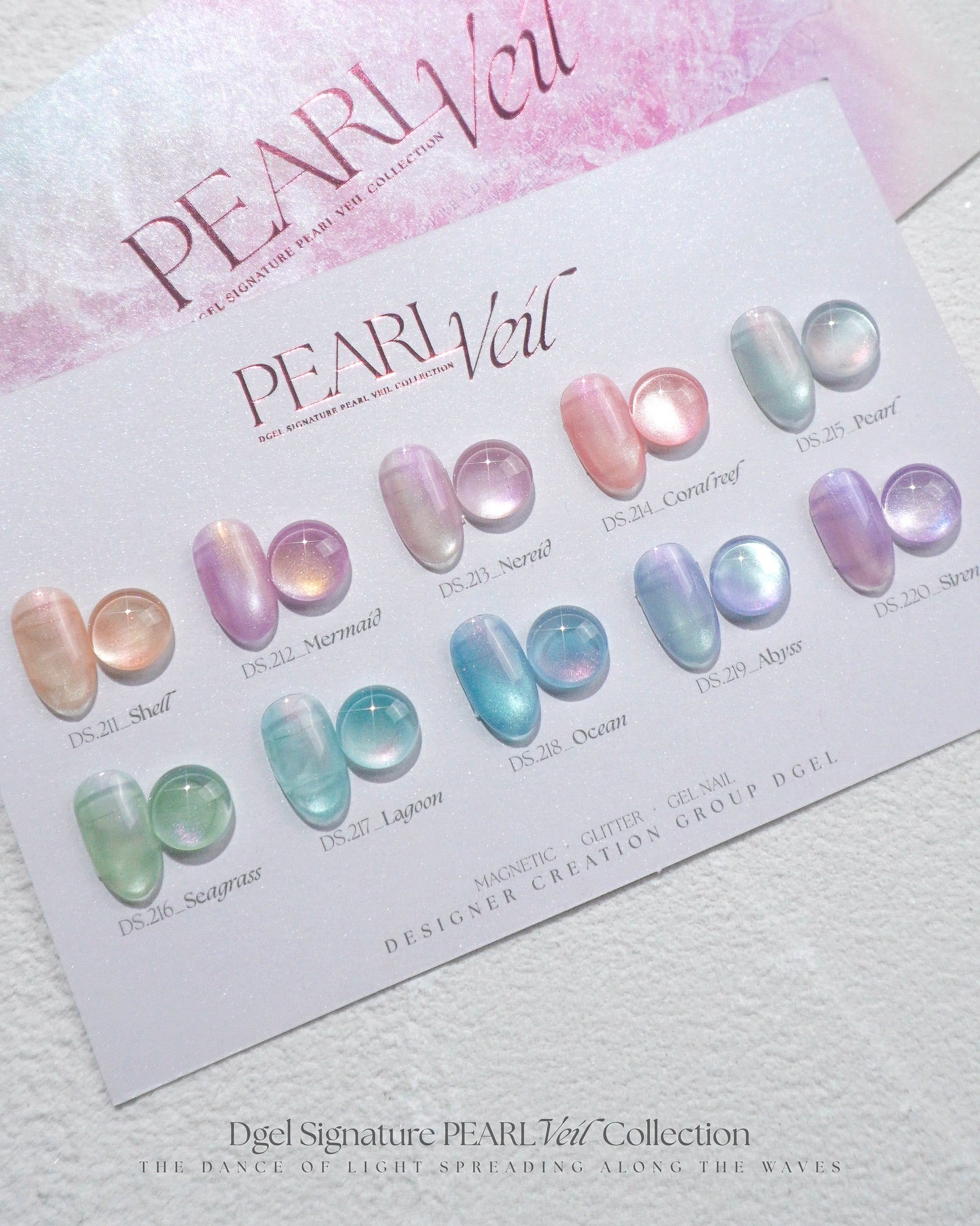 DGEL Signature Pearl Veil Collection (Individual Colors/Set)