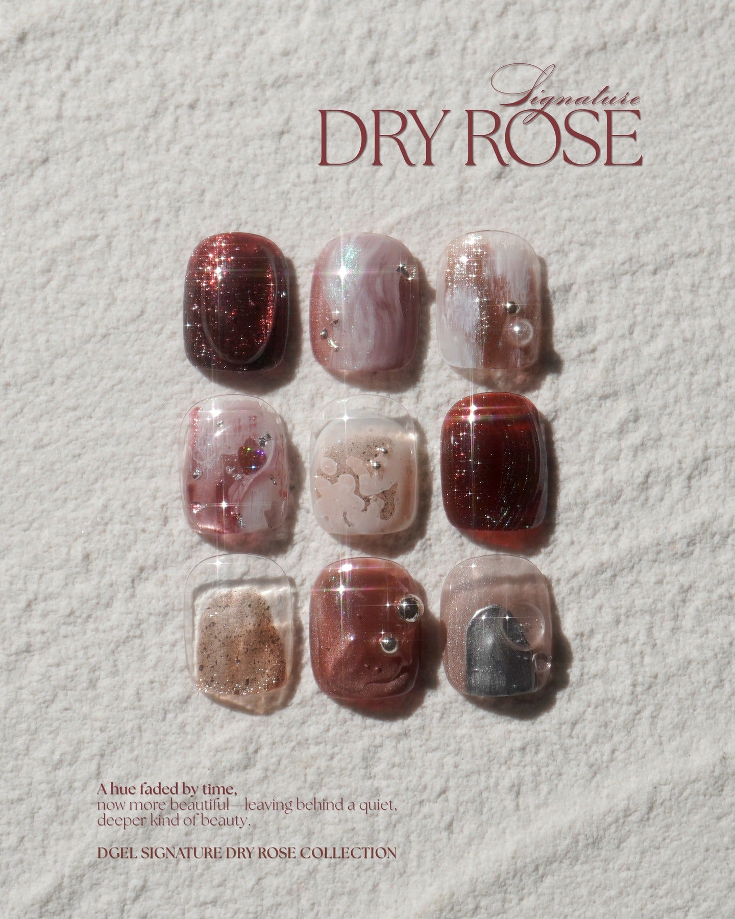 DGEL Signature Dry Rose Collection (Individual Colors/Set)