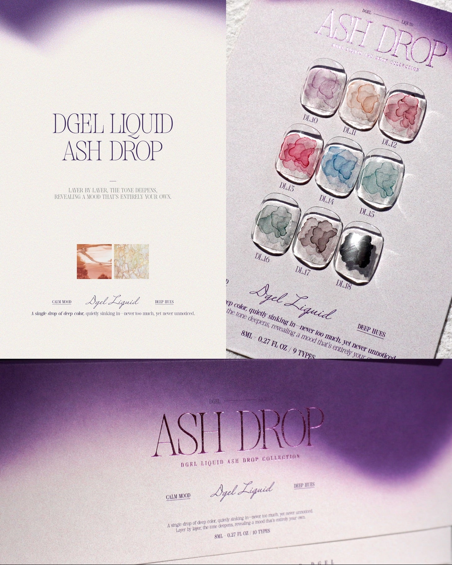 DGEL Liquid Ash Drop Collection (9 colours + drop blur)