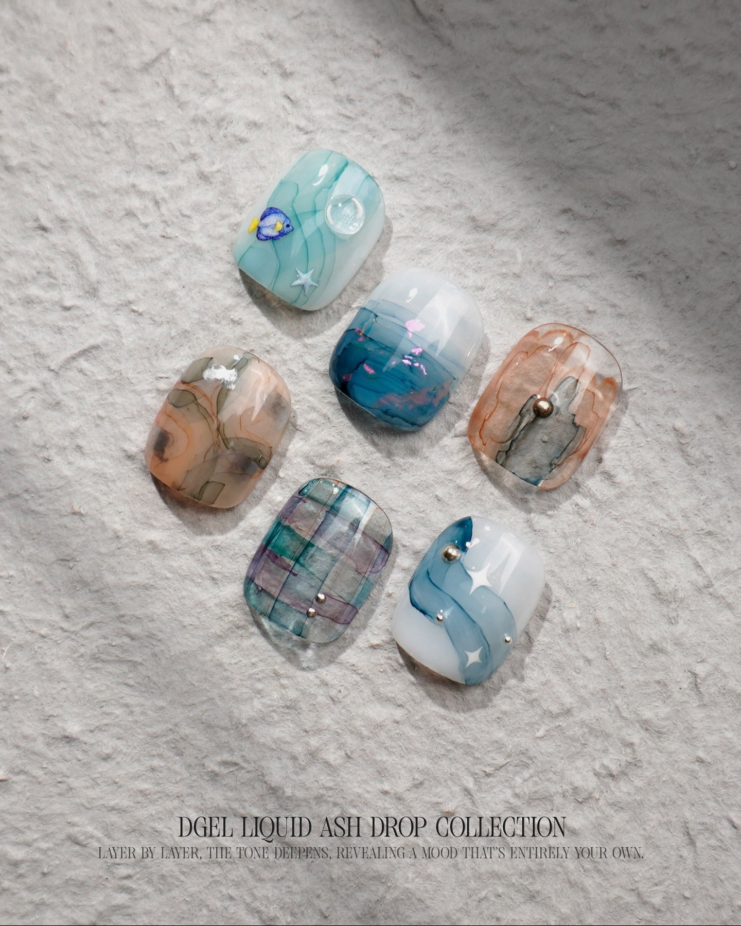 DGEL Liquid Ash Drop Collection (9 colours + drop blur)