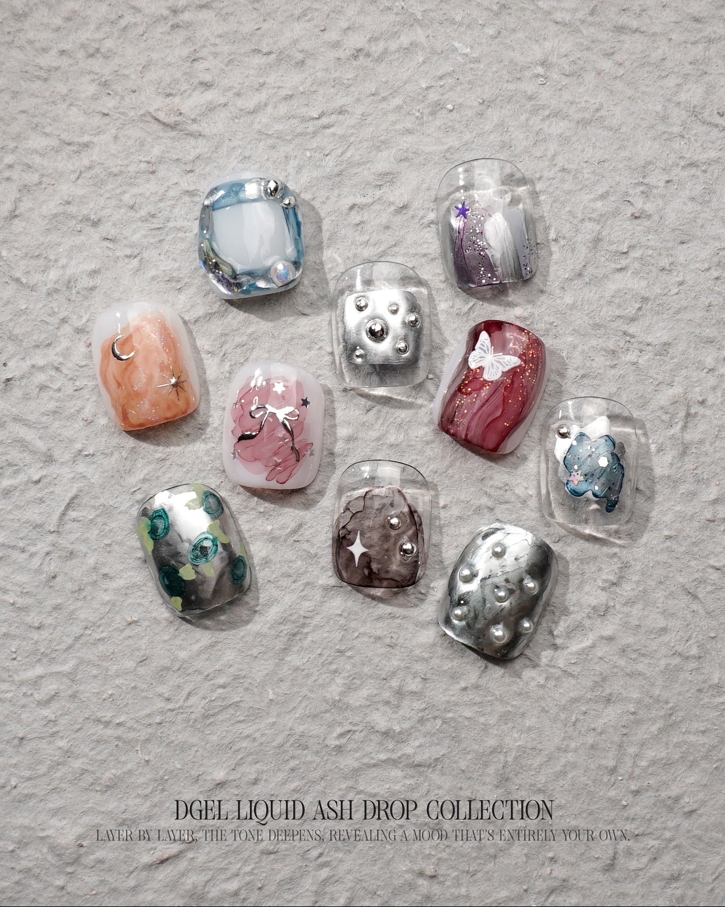 DGEL Liquid Ash Drop Collection (9 colours + drop blur)