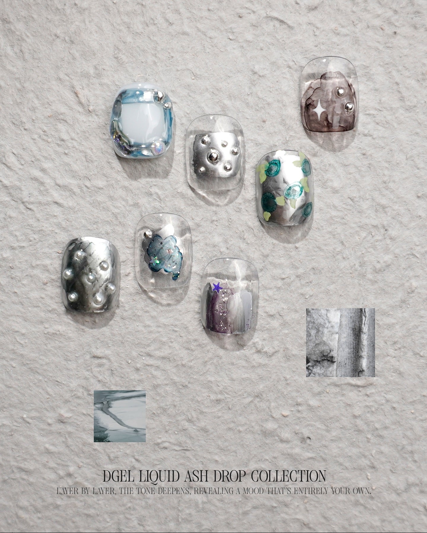 DGEL Liquid Ash Drop Collection (9 colours + drop blur)