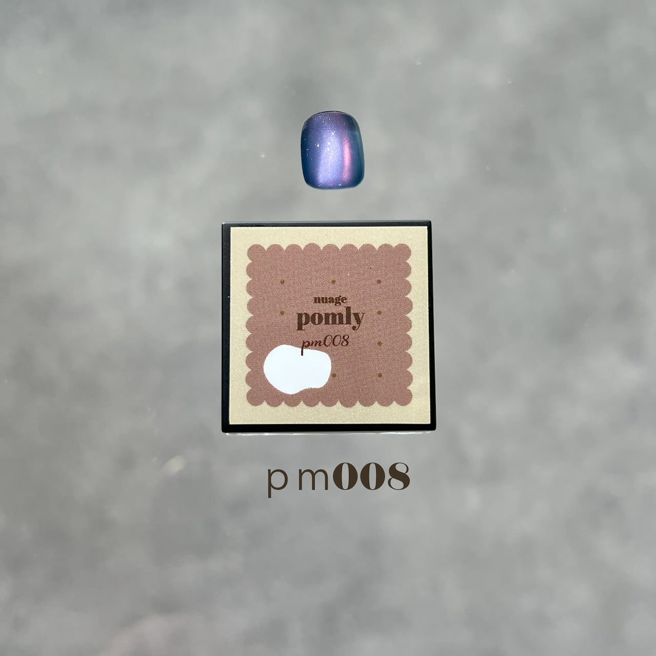 Nuage - Pomly Mag Gel Nail Set (Pm001 - Pm008) + clear swatch tiles (8pc)