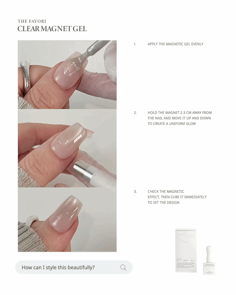 The Favori - Clear Magnet Gel