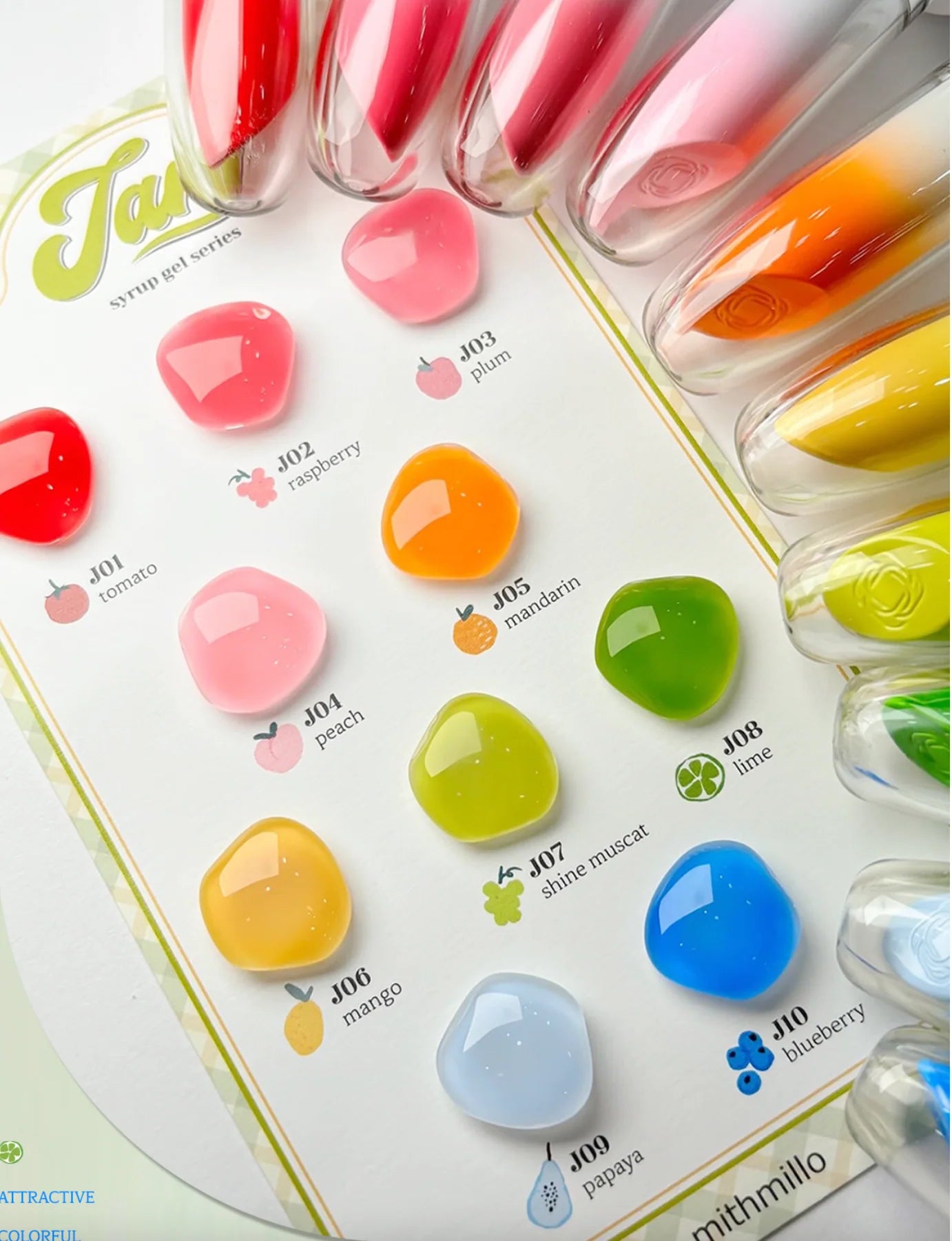 Mithmillo Signature Polish Gel Jam Series (10 Types J01-J10)
