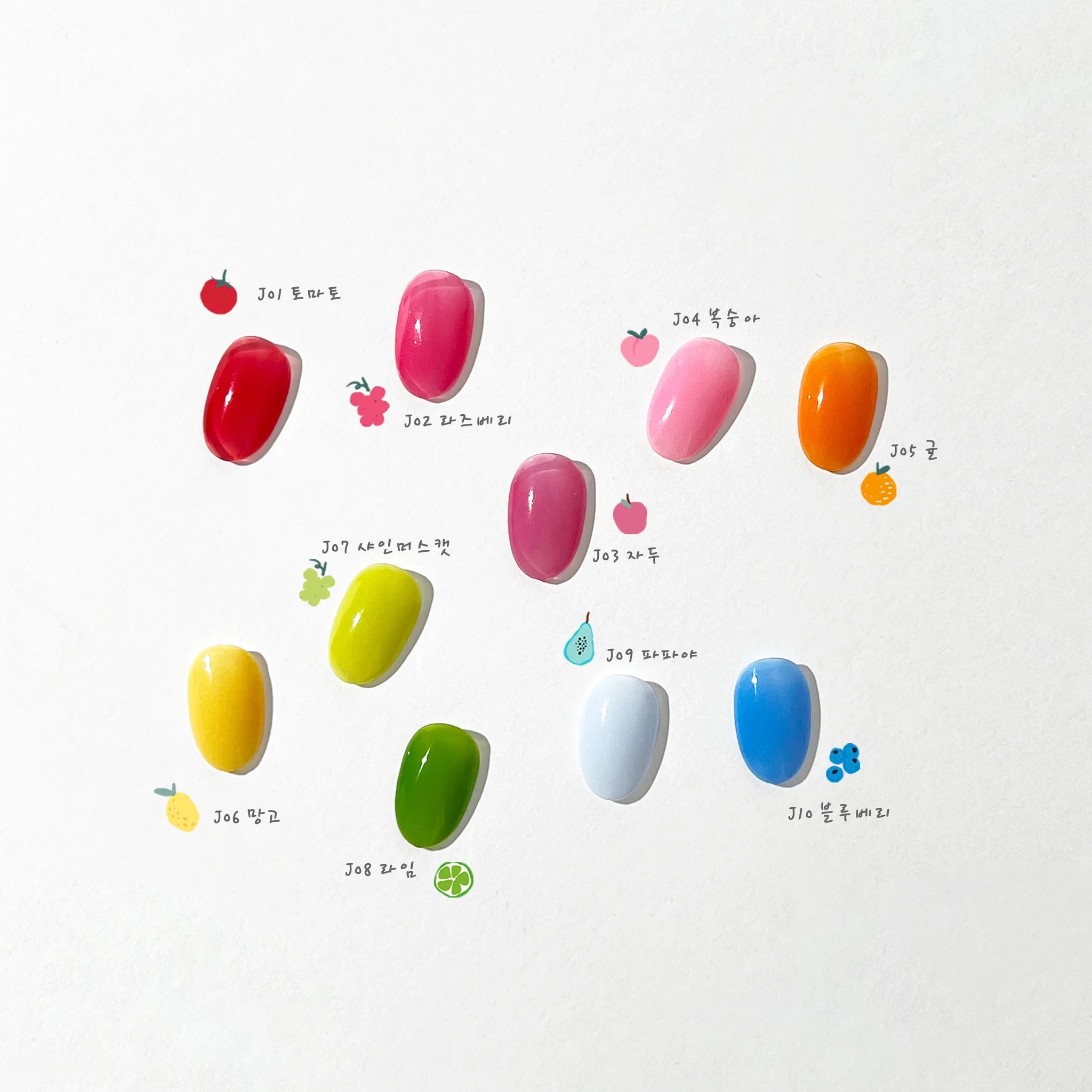 Mithmillo Signature Polish Gel Jam Series (10 Types J01-J10)