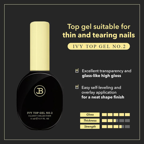 JIN.B - Ivy Top Gel Non-wipe (3 Types)