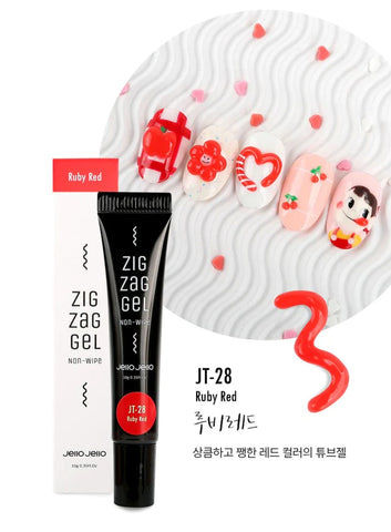 Jello Jello Zig Zag Gel JT-28 Ruby Red (10g)