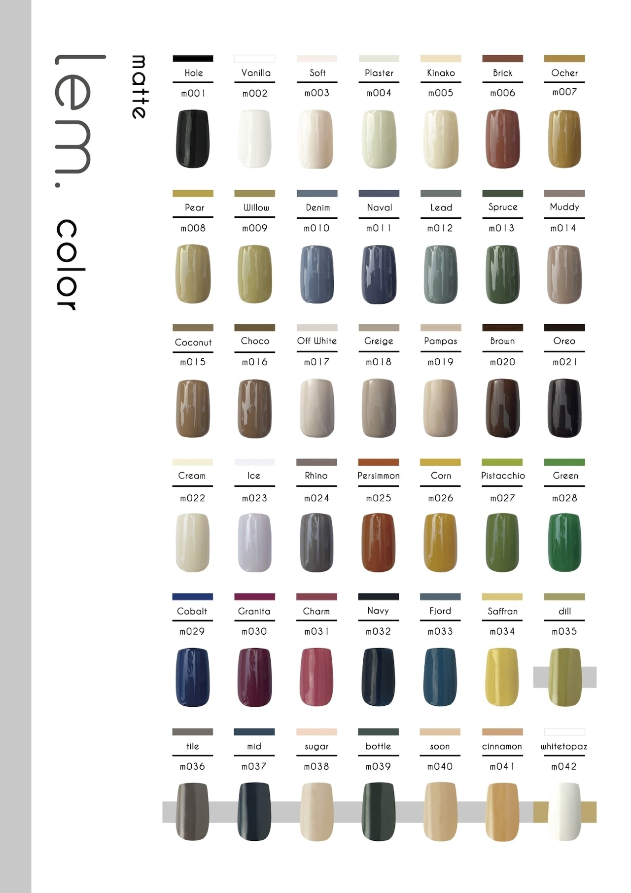 Lem - Color Gels Matte Series