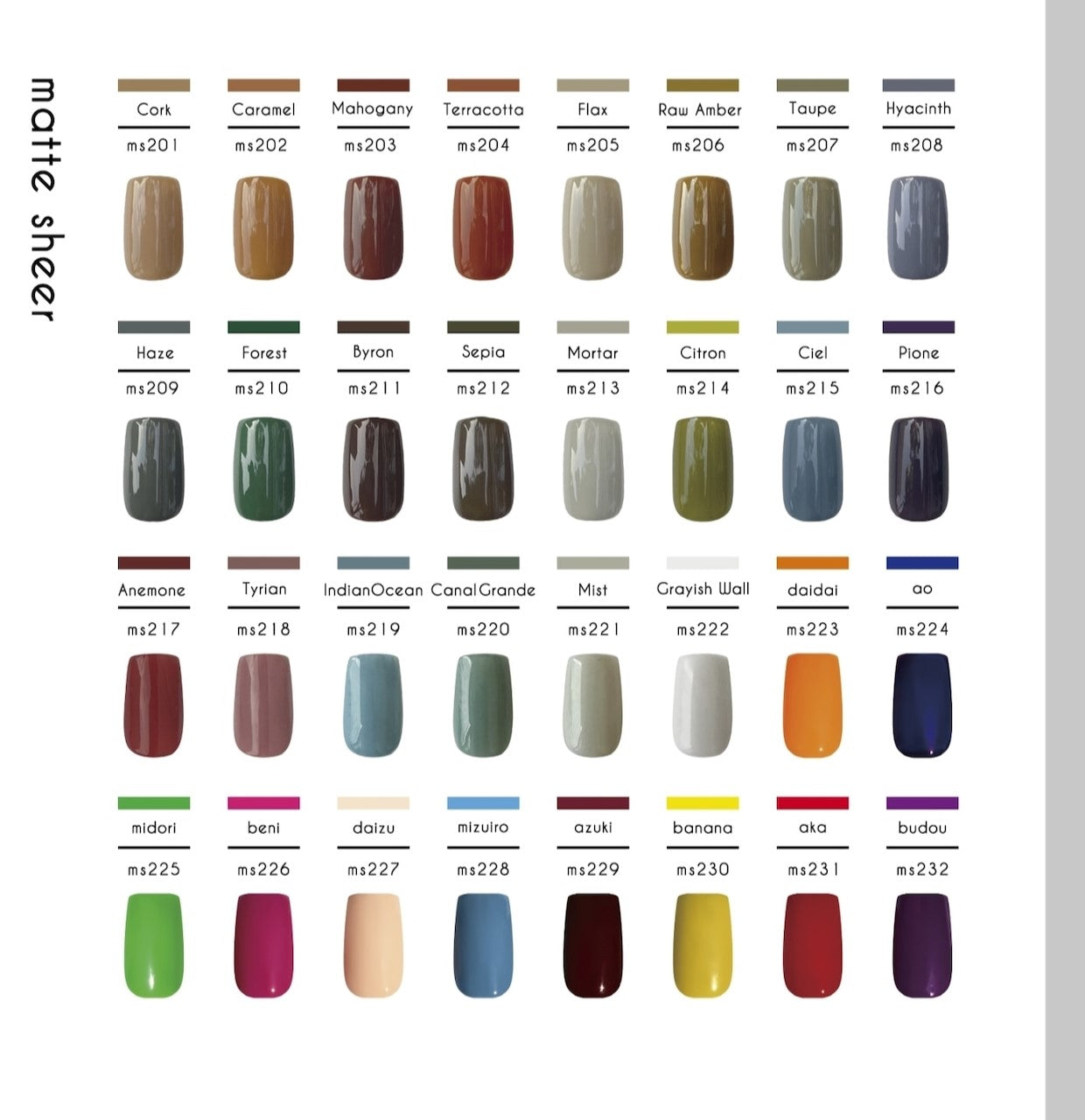 Lem - Color Gels Matte Sheer Series