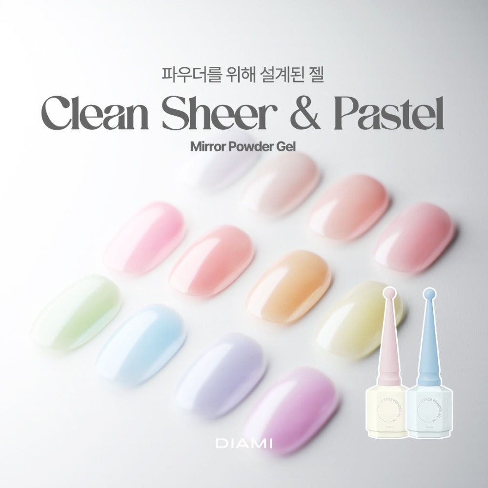 DIAMI - Mirror Powder Gel (Clean Sheer & Pastel)