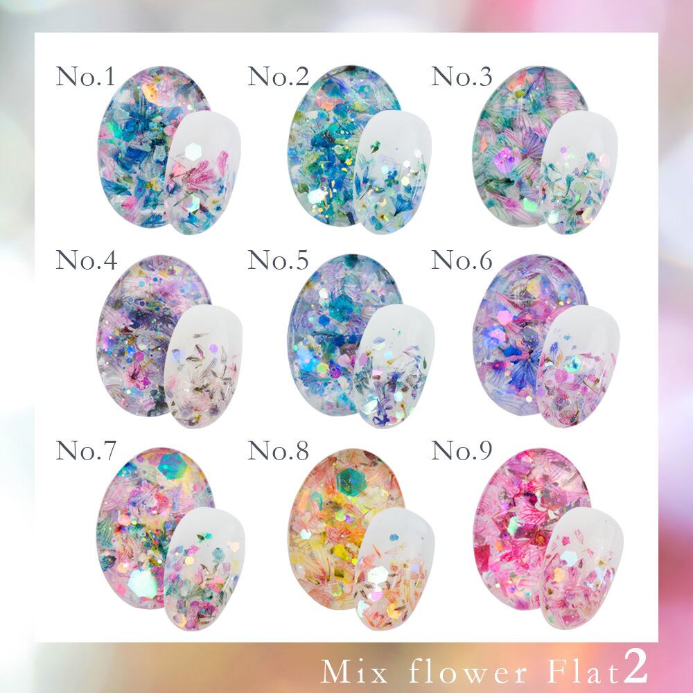 SMint - Mix Flower Flat Series 2 (9 colors)
