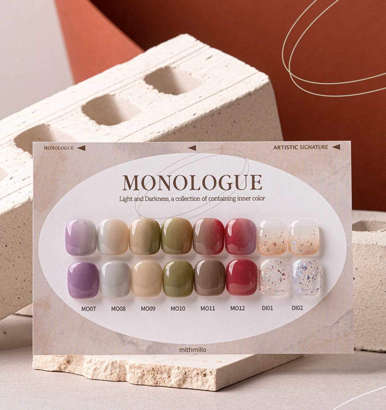 Mithmillo Signature Polish Gel Monologue Series (MO07-MO12+DI01-DI02)