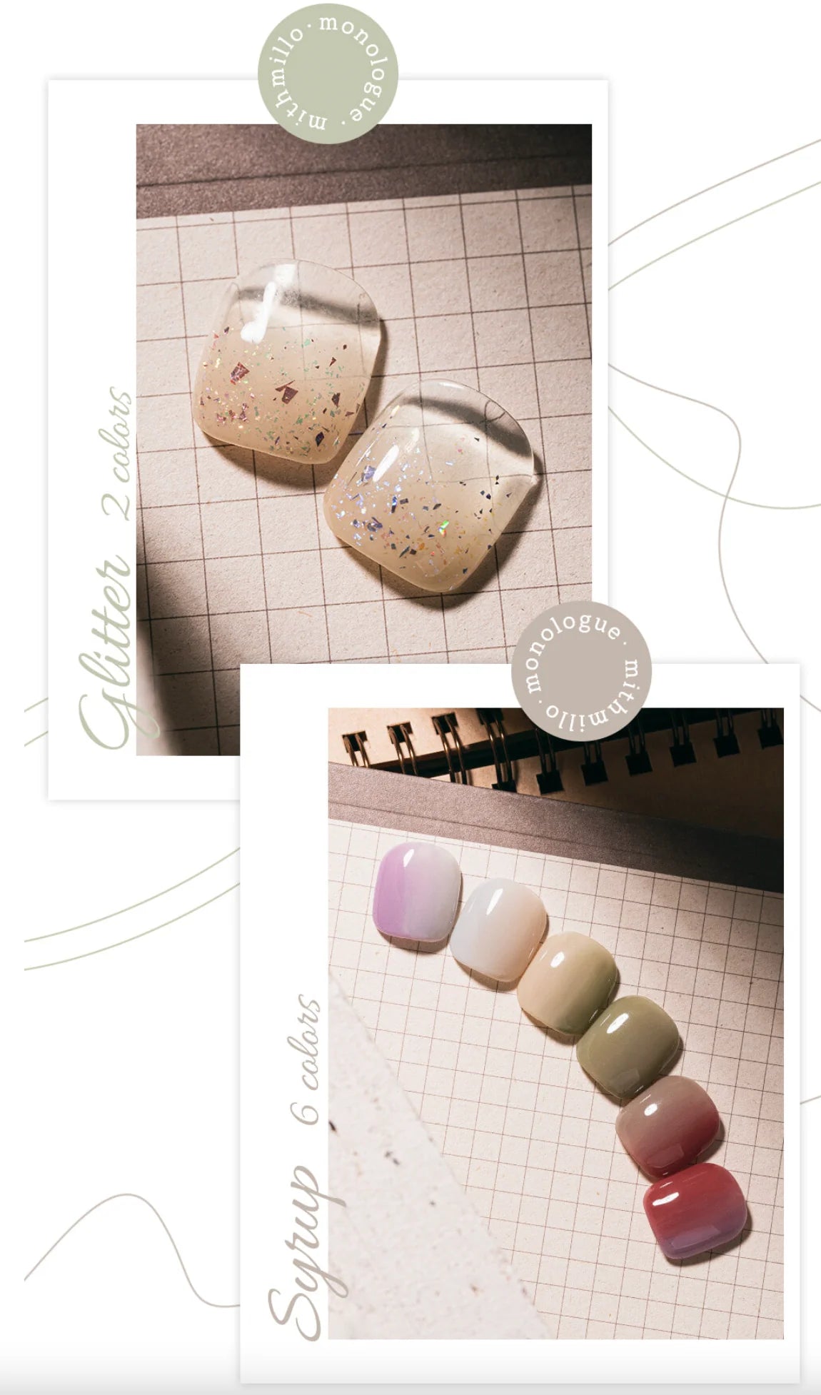 Mithmillo Signature Polish Gel Monologue Series (MO07-MO12+DI01-DI02)