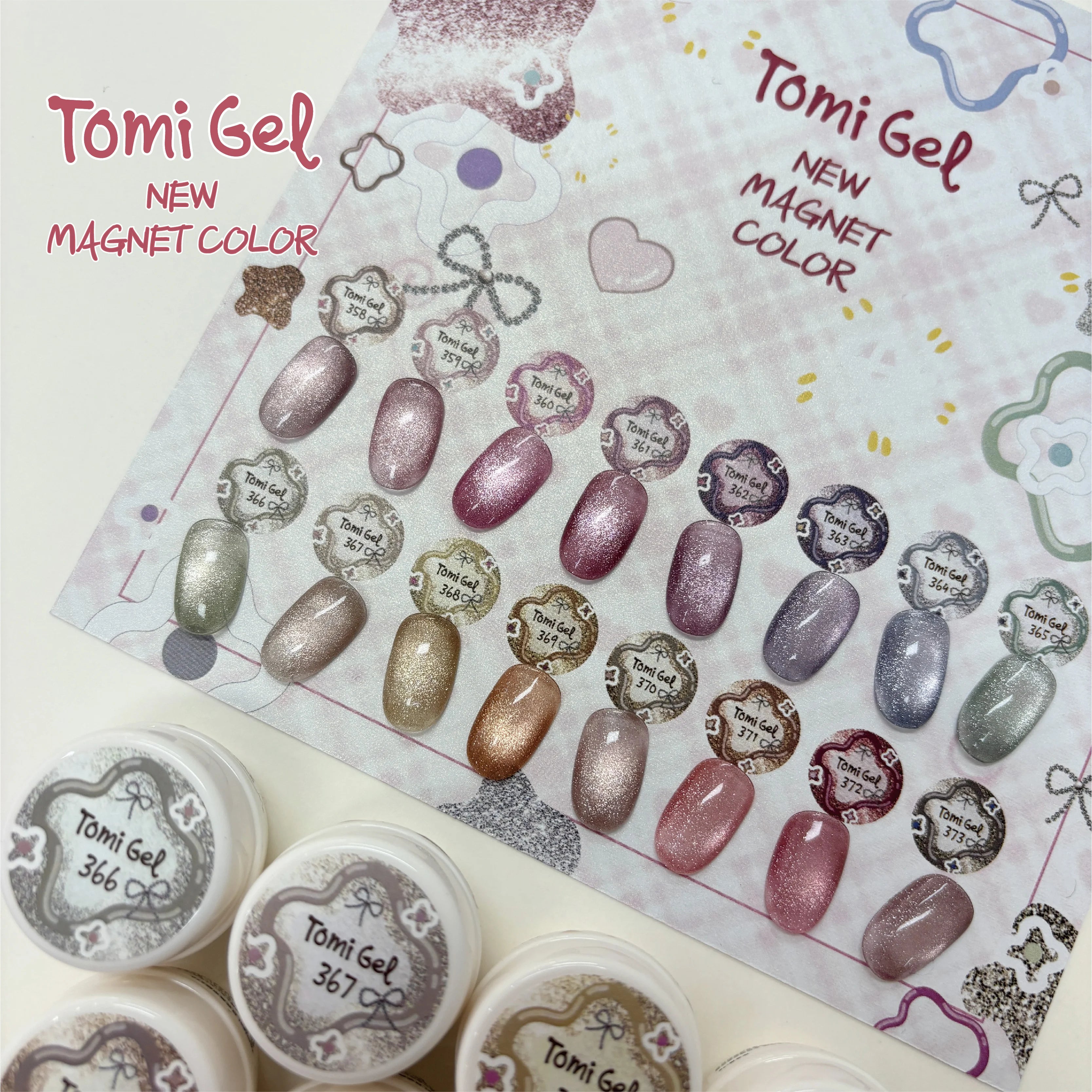 Tominail - New Magnet Color 16 Piece Set