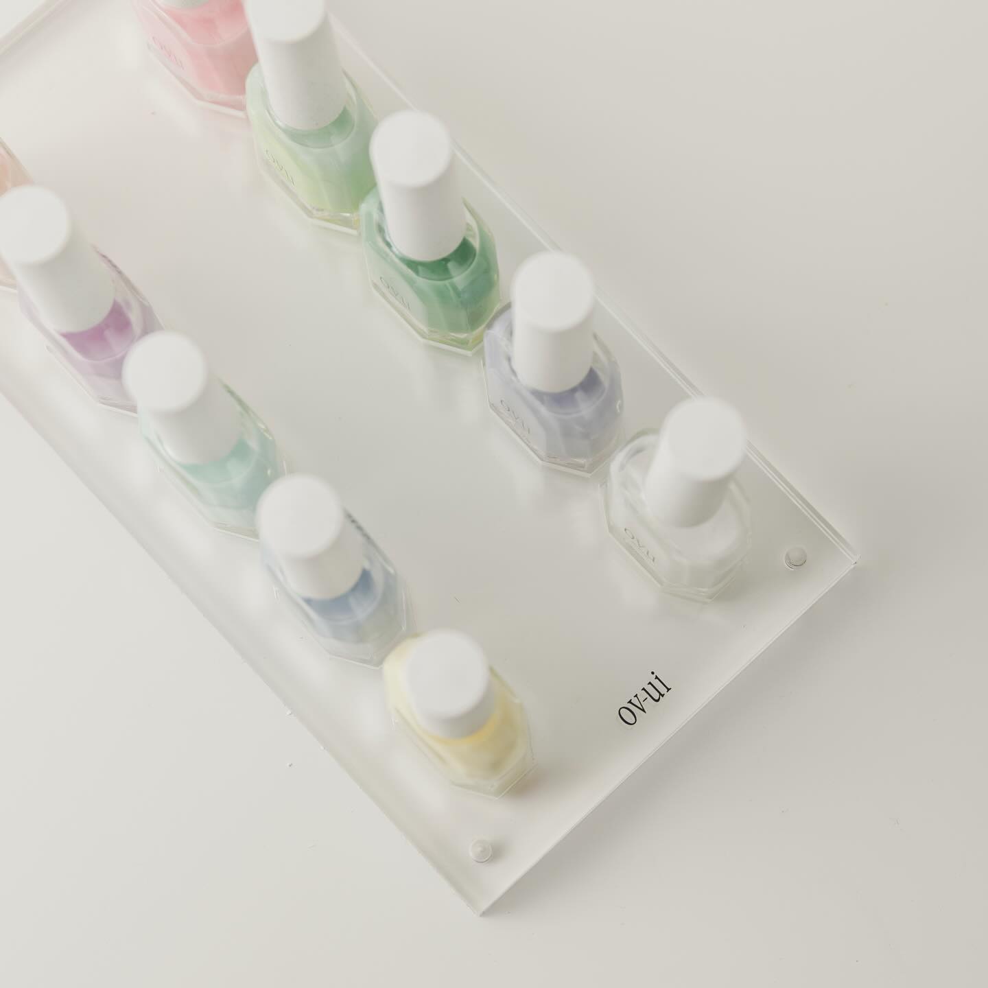 ov-ui Pastel Ink Collection (10pcs) + Acrylic Display Stand
