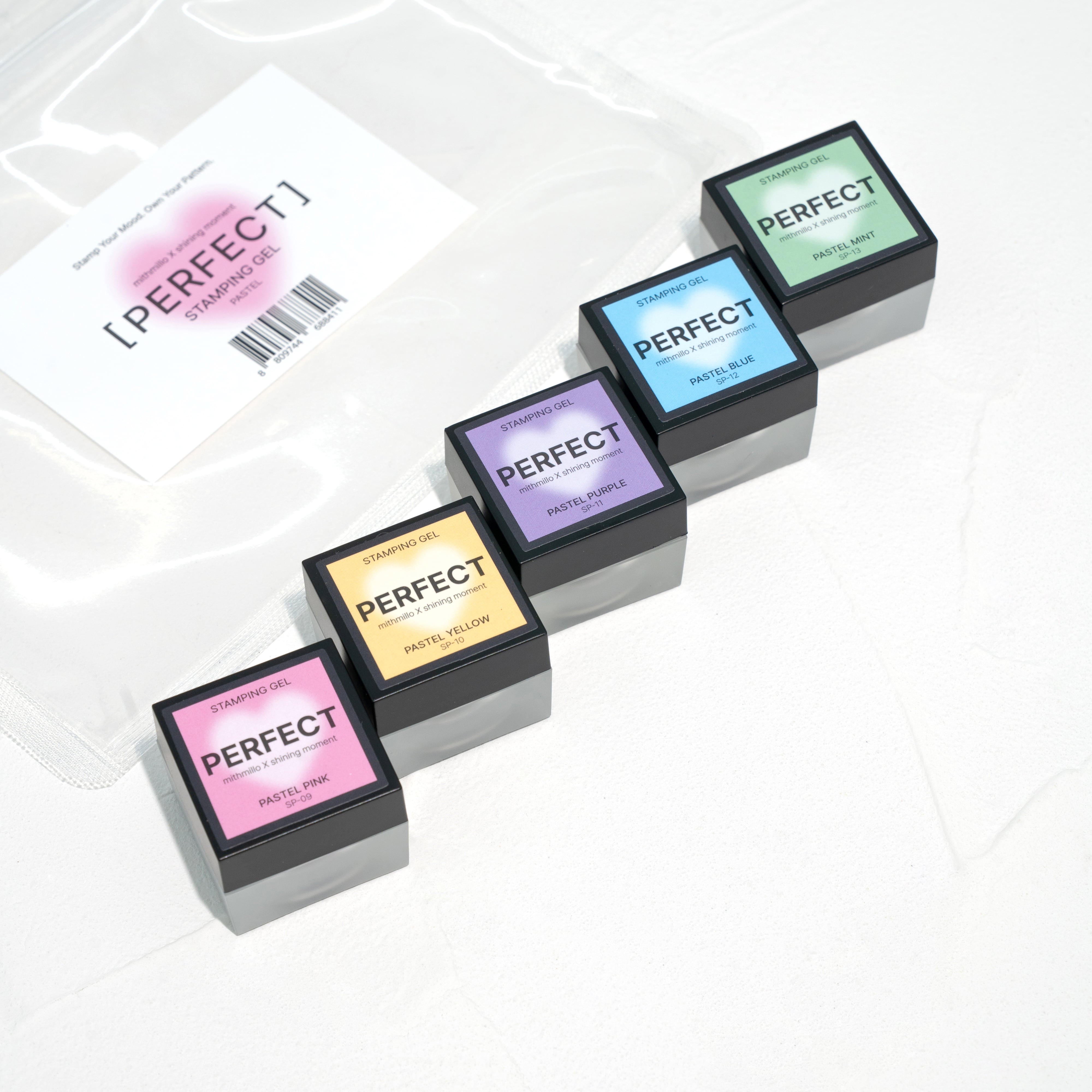 Mithmillo - Stamping Gel Pastel (5 types)