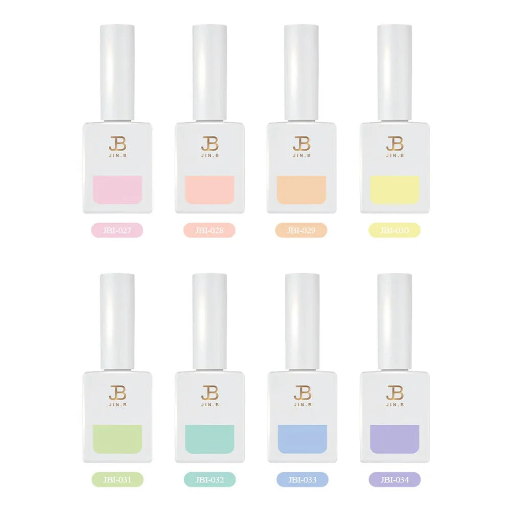 JIN.B Ping Pong Collection 8 Piece Pastel Color Gel