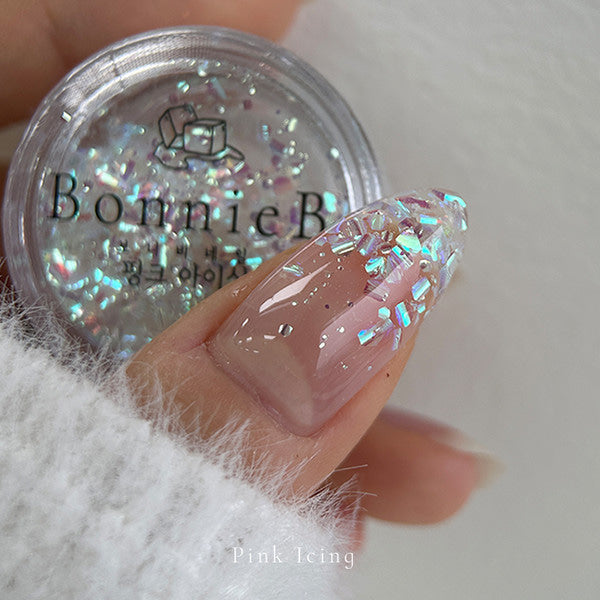 Bonniebee - Icing Nail Glitter (Pink/Blue/White)