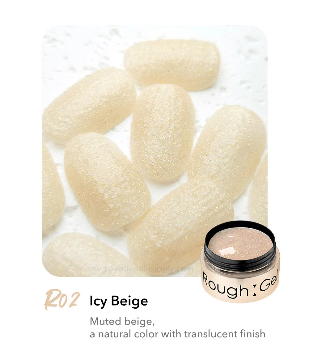 DIAMI - R01-R04 Rough Gel ICY Series (Silver Beam, Beige, Purple, Mint)