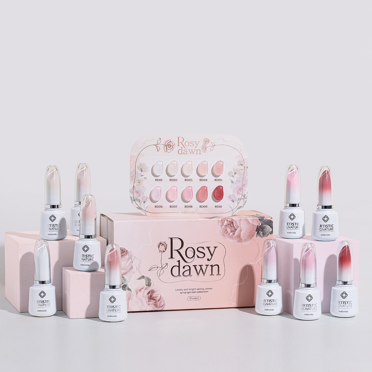 Mithmillo Signature Polish Gel Rosydawn Series (10 Types RD01-RD10)