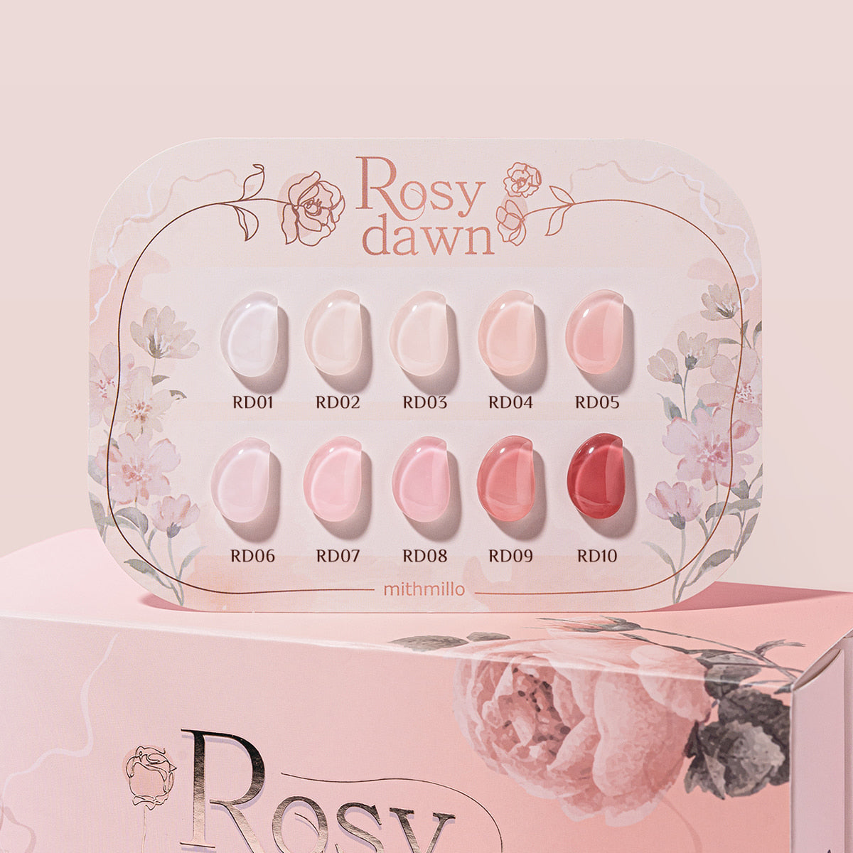 Mithmillo Signature Polish Gel Rosydawn Series (10 Types RD01-RD10)