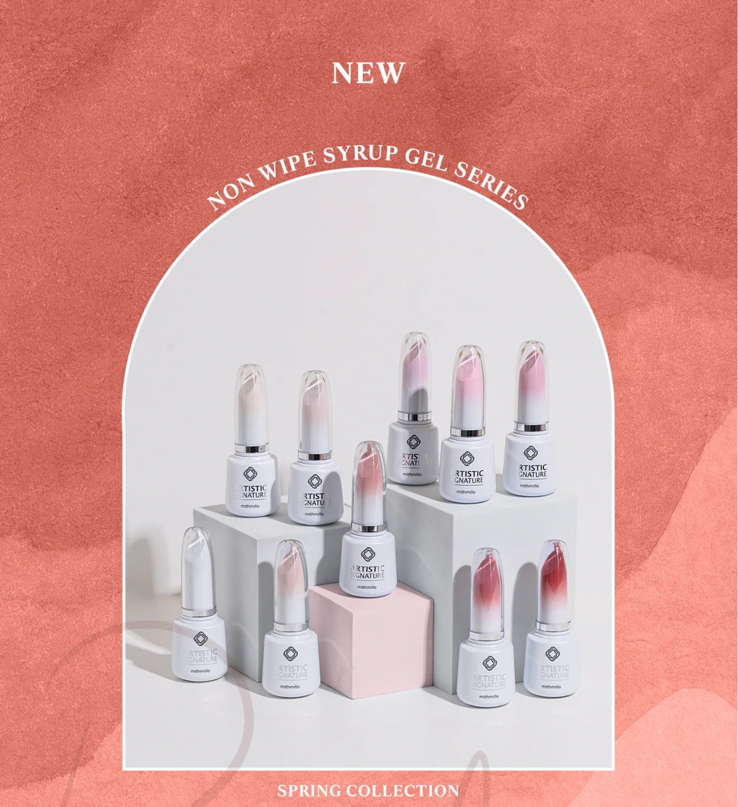 Mithmillo Signature Polish Gel Rosydawn Series (10 Types RD01-RD10)