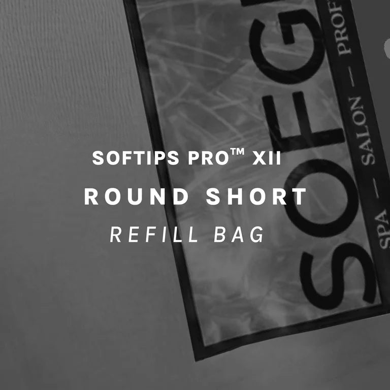 SOFGEL - SOFTIPS PRO XII Standard Round Short Refill Bag