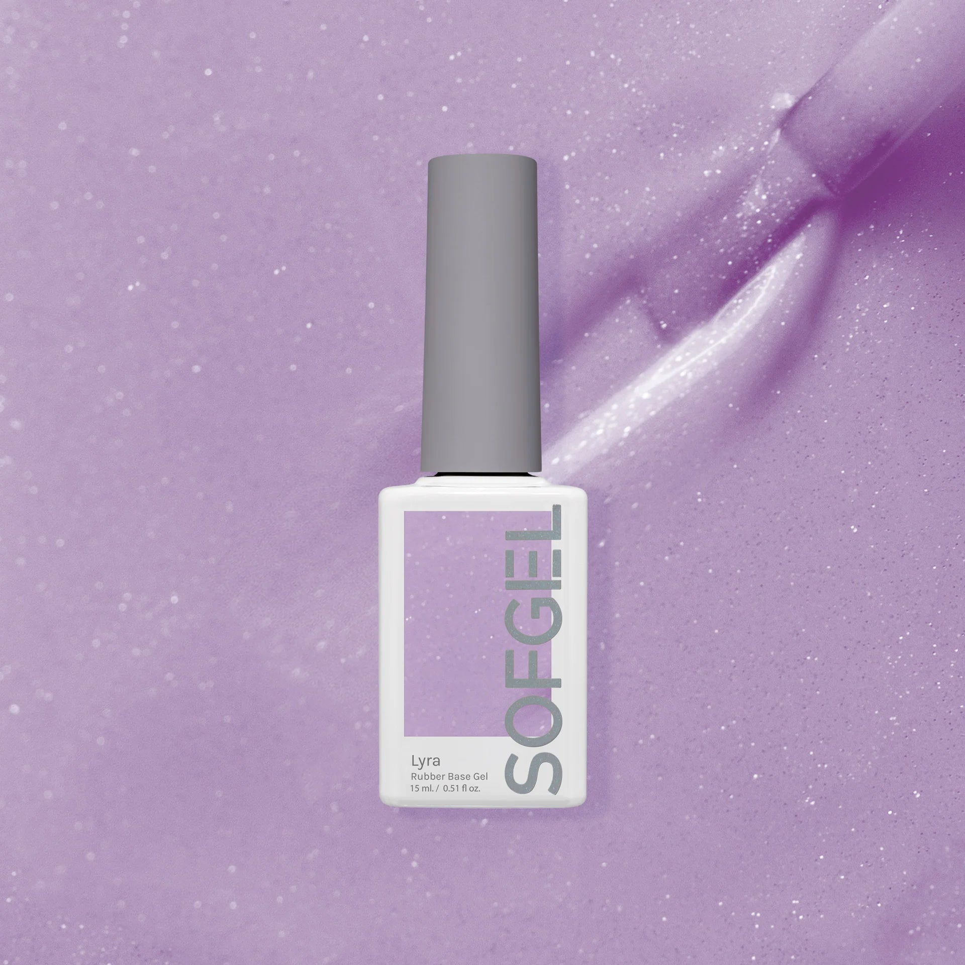 Sofgel - Cosmic Rubber Base Gel - Set of 6 Colors