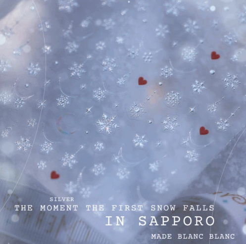 Blanc Blanc - s532 - s540 (The Moment of First Snow Falling in Sapporo Sticker & Cruise Under the Stars Stickers)