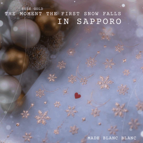 Blanc Blanc - s532 - s540 (The Moment of First Snow Falling in Sapporo Sticker & Cruise Under the Stars Stickers)