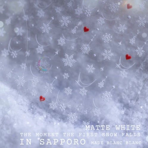Blanc Blanc - s532 - s540 (The Moment of First Snow Falling in Sapporo Sticker & Cruise Under the Stars Stickers)