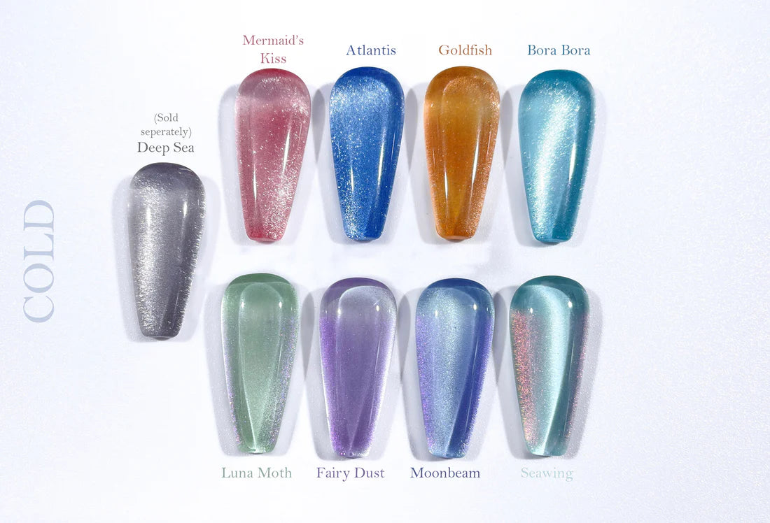 Crisania Neri - Sea x Sky – Magnetic Cat Eye Gel Color (Made in Japan)