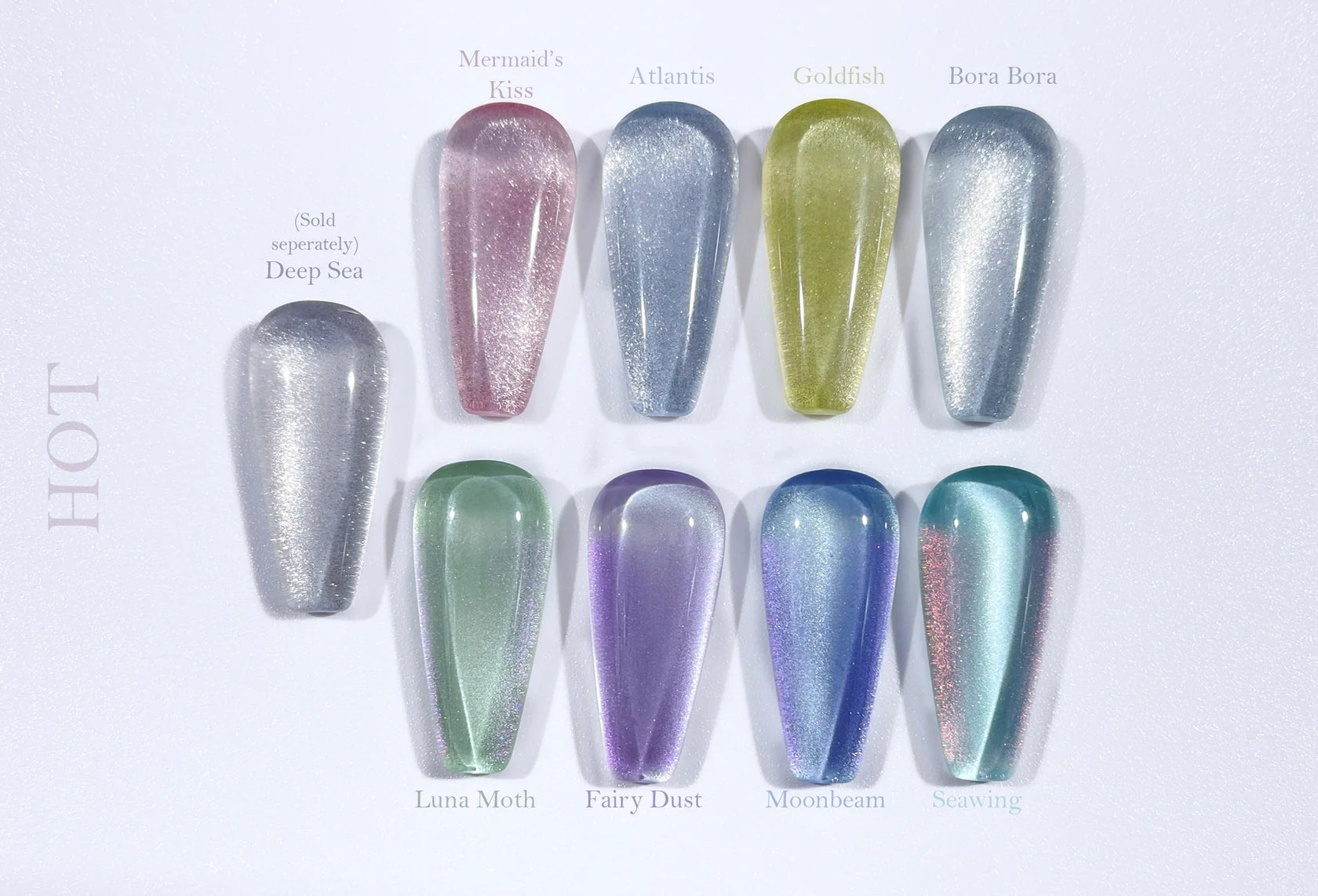 Crisania Neri - Sea x Sky – Magnetic Cat Eye Gel Color (Made in Japan)