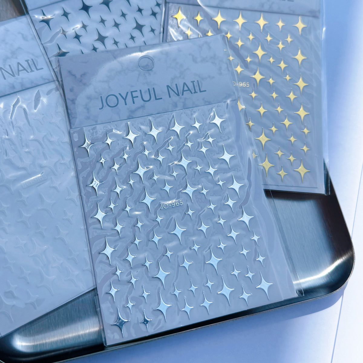 Laser Star Nail Stickers (4 Colour Types)