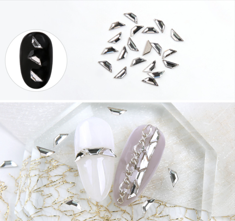 Jello Jello - SNS014 Trapezoid Gem Stone (30pcs)