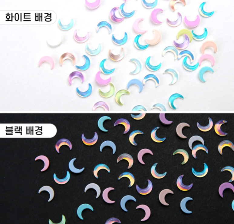 Jello Jello - SNS055 Aurora Moon Stones (50pcs)
