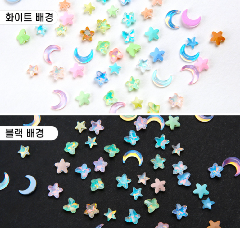 Jello Jello - SNS057 Assorted Aurora Stones (50pcs)