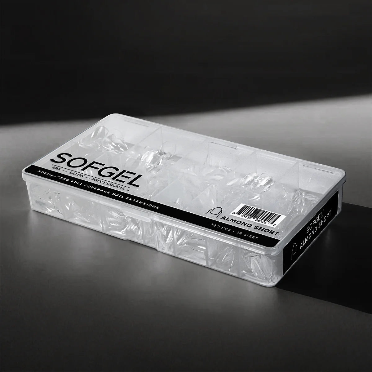 SOFTIPS PRO XII - Standard Almond Short (780pcs)