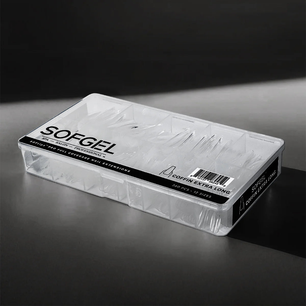SOFTIPS PRO XII - Standard Coffin Extra Long (360pcs)