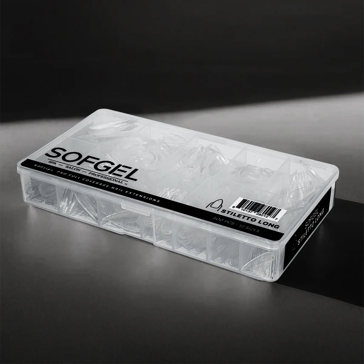 SOFTIPS PRO XII - Standard Stiletto Long (500pcs)